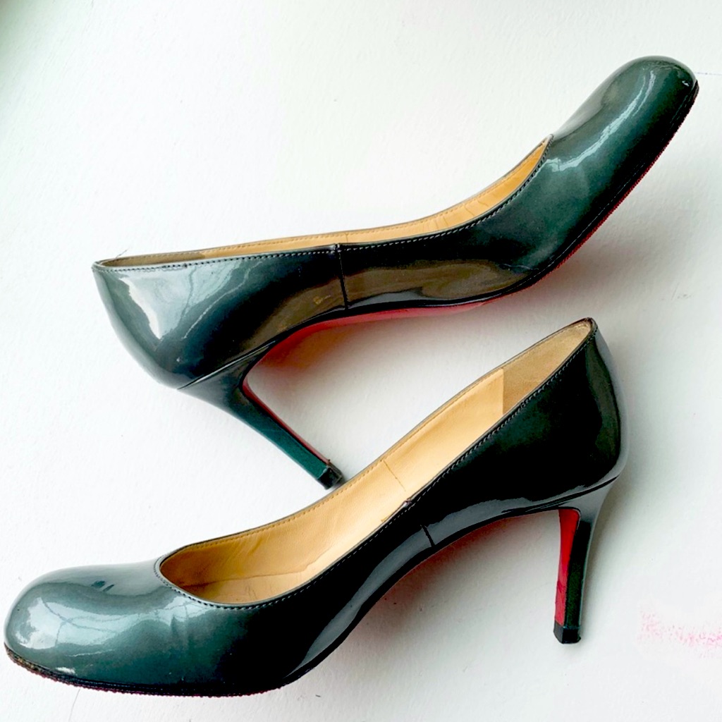 Christian Louboutin 35 Heels Green